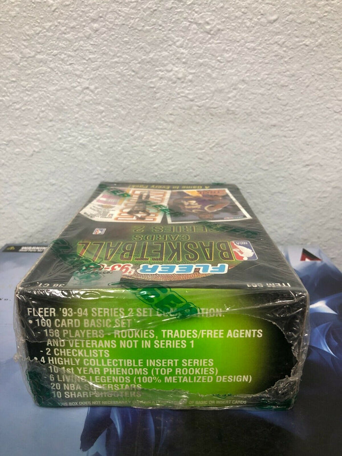 1993-94 FLEER NBA Basketball Cards Series 2 Hobby BOX