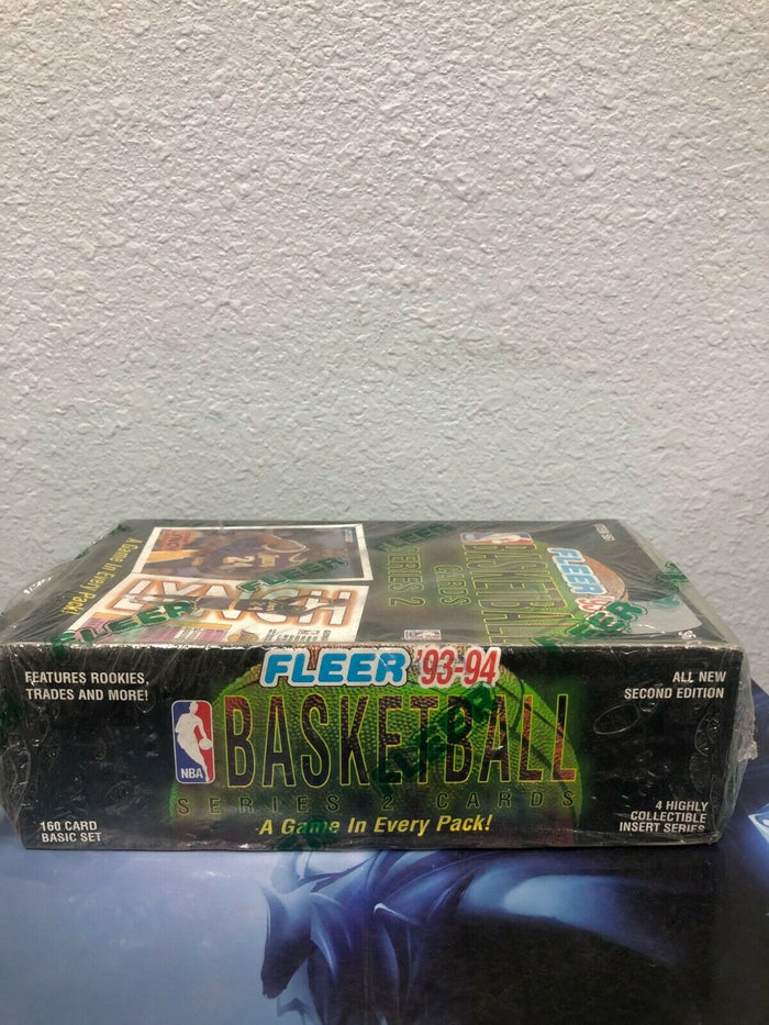 1993-94 FLEER NBA Basketball Cards Series 2 Hobby BOX