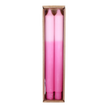 2 Tone Pleated Taper Candles