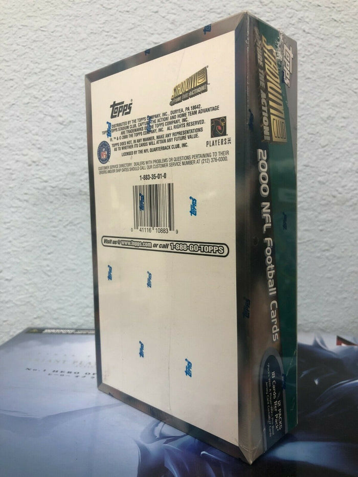 2000 TOPPS Stadium Club NFL Football Cards Hobby HTA JUMBO BOX NEW/SEALED