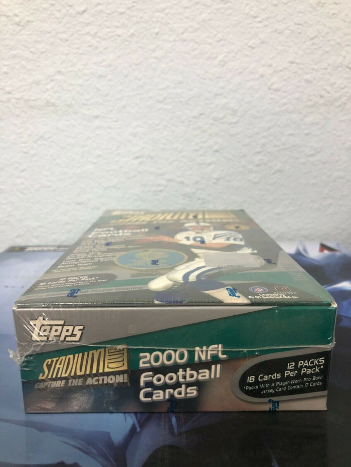 2000 TOPPS Stadium Club NFL Football Cards Hobby HTA JUMBO BOX NEW/SEALED