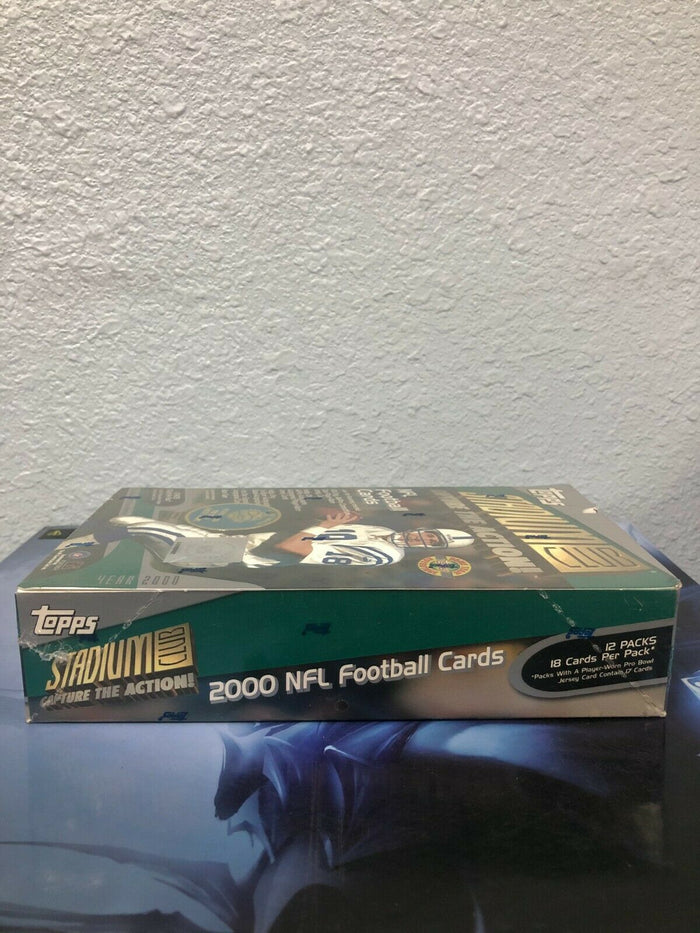 2000 TOPPS Stadium Club NFL Football Cards Hobby HTA JUMBO BOX NEW/SEALED