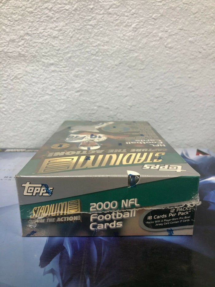 2000 TOPPS Stadium Club NFL Football Cards Hobby HTA JUMBO BOX NEW/SEALED