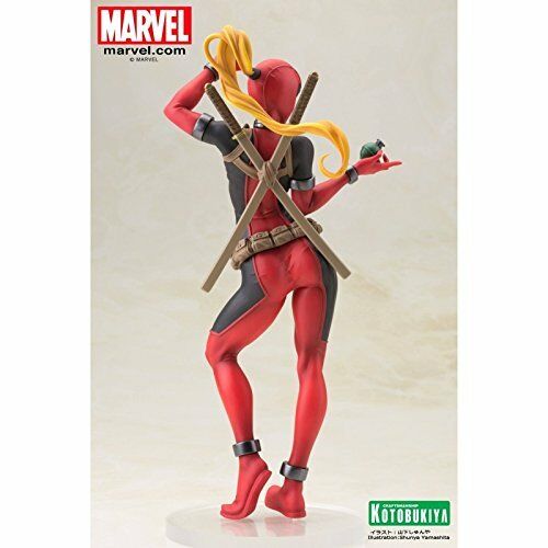 2016 Kotobukiya Bishoujo Lady Deadpool 1/7 Scale PVC Statue Marvel Comics Figure