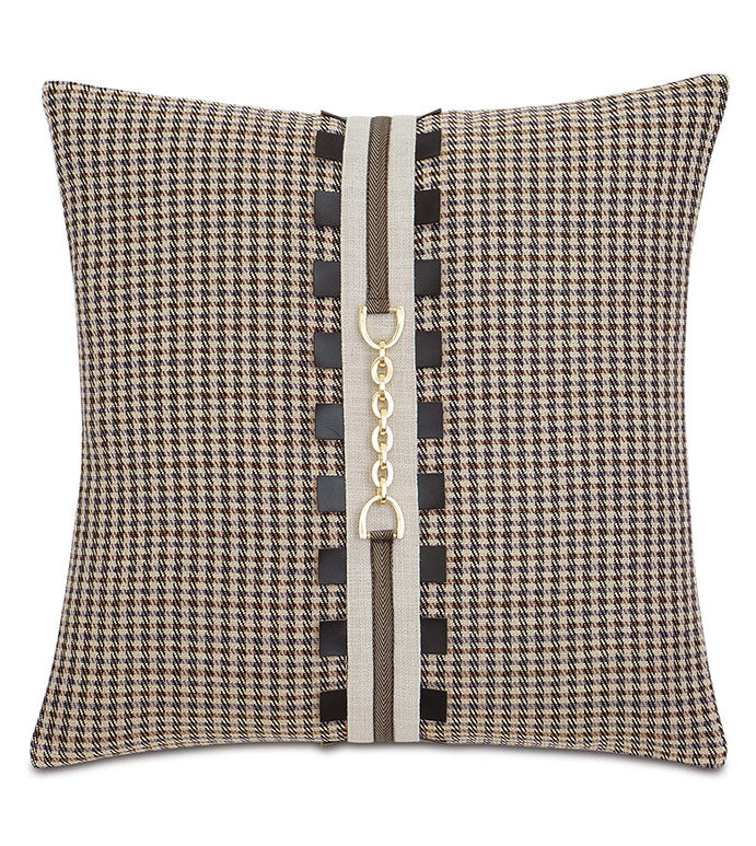 Aiden Houndstooth Pillow - 20"