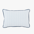 Alda Navy Dot Lumbar Pillow