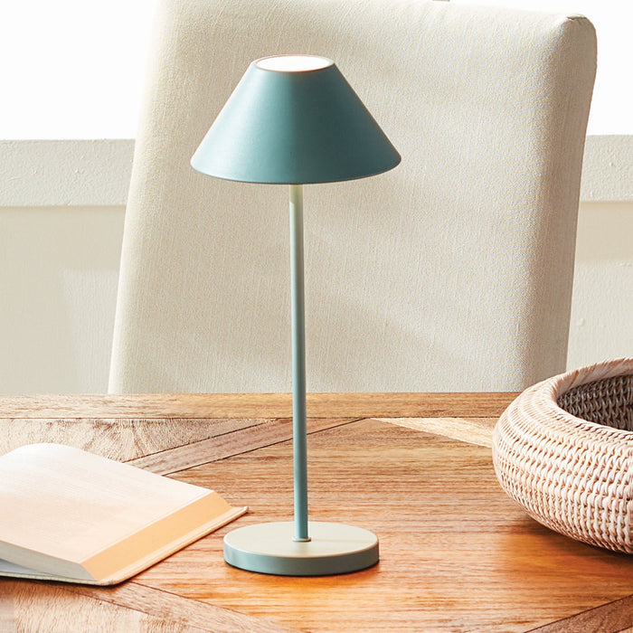 Alix Sky Rechargeable Lamp - 14 inch on desk