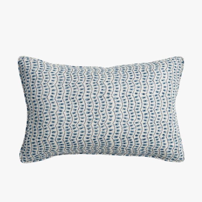 Amulet Azure Lumbar Pillow Cover