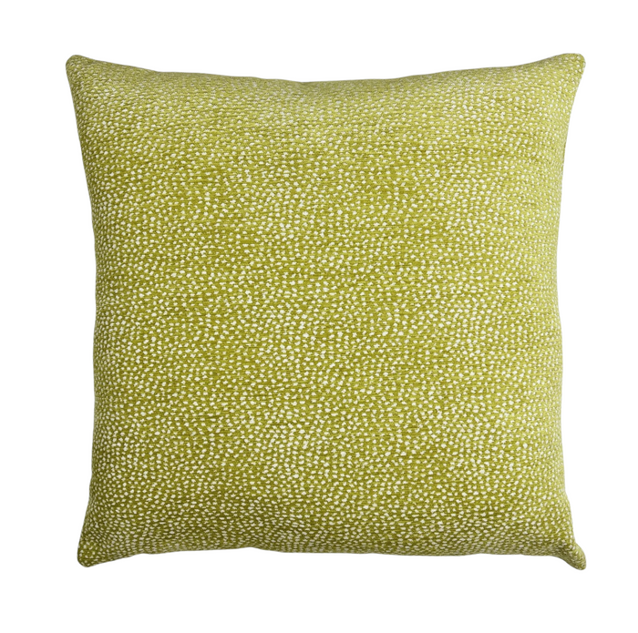 Apple Green Dotted Pillow - 22"