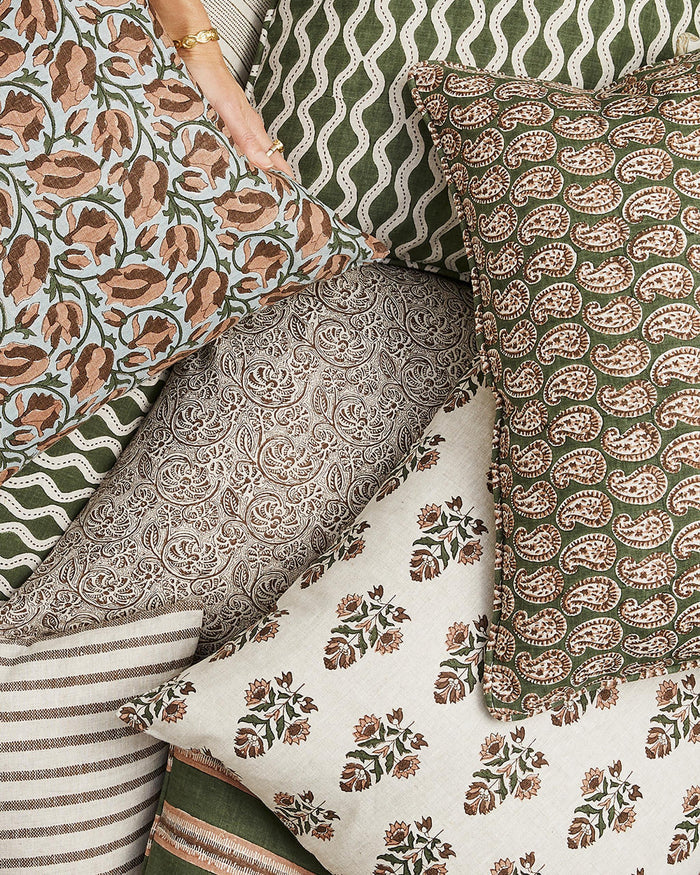 Walter G Rosewood Pillow Pile