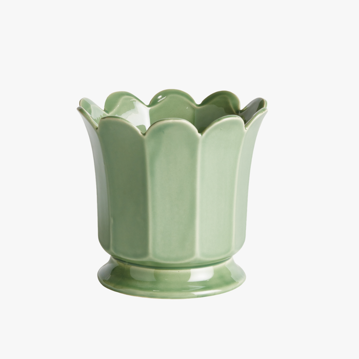 Ascot Celery Green Ceramic Pot