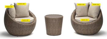 Back Cushion Danson Wheat