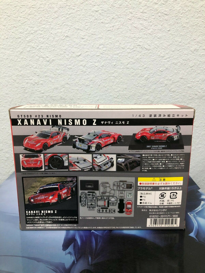 Bandai GT500 #23 XANAVI NISMO Z Model Car 1/43 Scale
