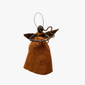 Bark Cloth Angel Ornament