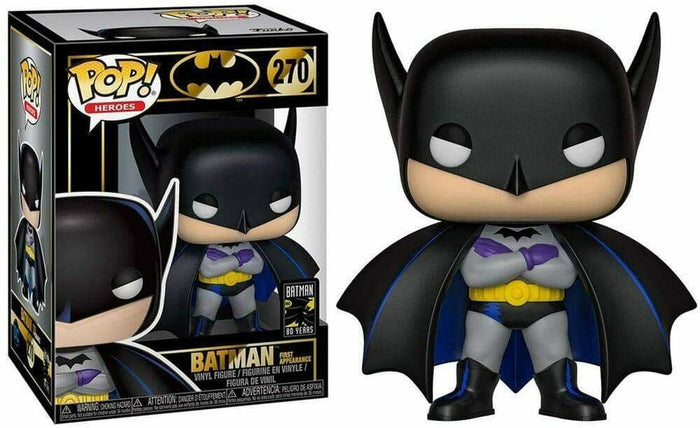 Batman 1st Appearance 1939 80th Anniversary Pop! Vinyl Figure w/ Protector