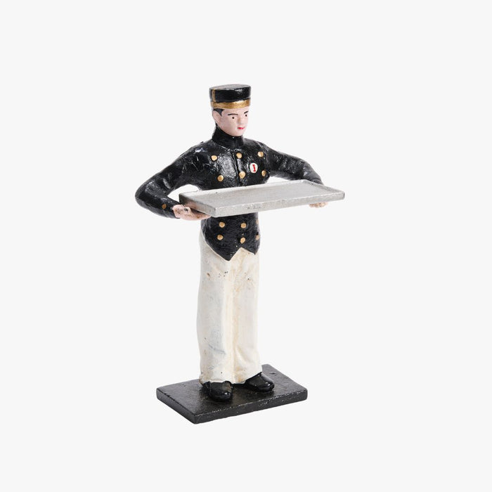 Hotel Bellman Cast Iron Card Holder