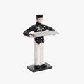 Hotel Bellman Cast Iron Card Holder