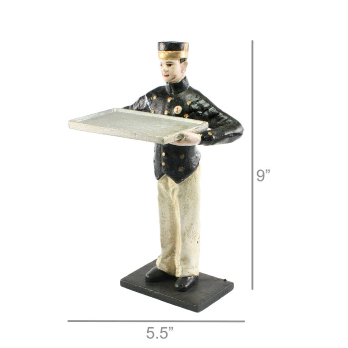Bellman Cast Iron Card Holder with dimensions