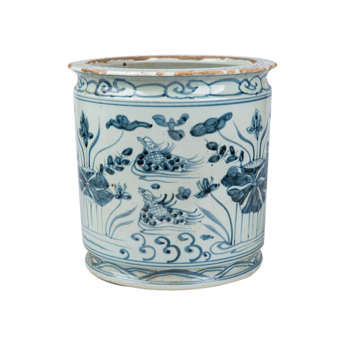 Blue Lily Pad Orchid Pot From Dear Keaton