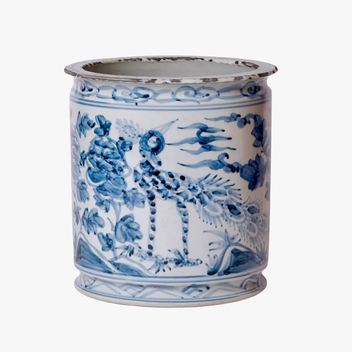 Blue Peacock Orchid Pot