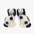 Blue Staffordshire Dogs