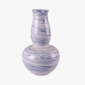 Blue Swirl Gourd Vase