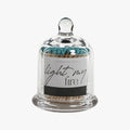 Blue Tip Matches in Glass Cloche