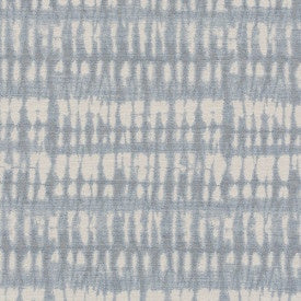 Blue & White Patterned Pillow - 20"