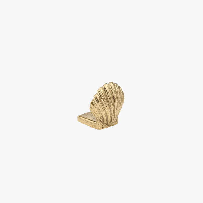 Brass Shell Placecard Holder