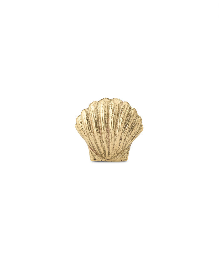 Brass Scallop Shell Placecard Holder