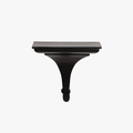 Breton Black Wood Wall Bracket
