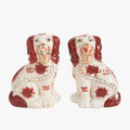 Brown Staffordshire Dogs - ceramic figurines