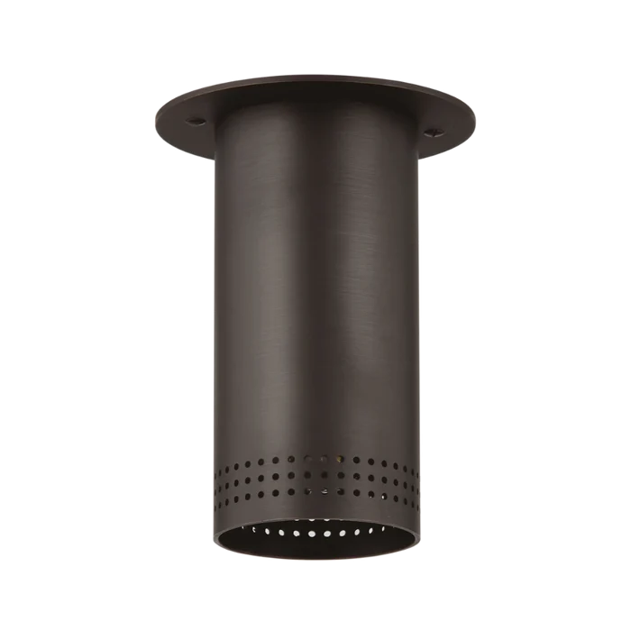Buckley Cylinder Flush Mount - Bronze
