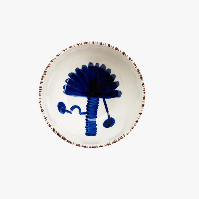Casa Nuno Blue Palm Bowls