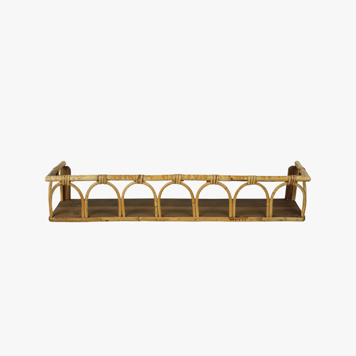 Cayman Rattan Wall Shelf