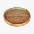 Cayman Round Rattan Tray