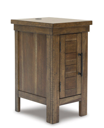 Chair Side End Table Moriville Grayish Brown