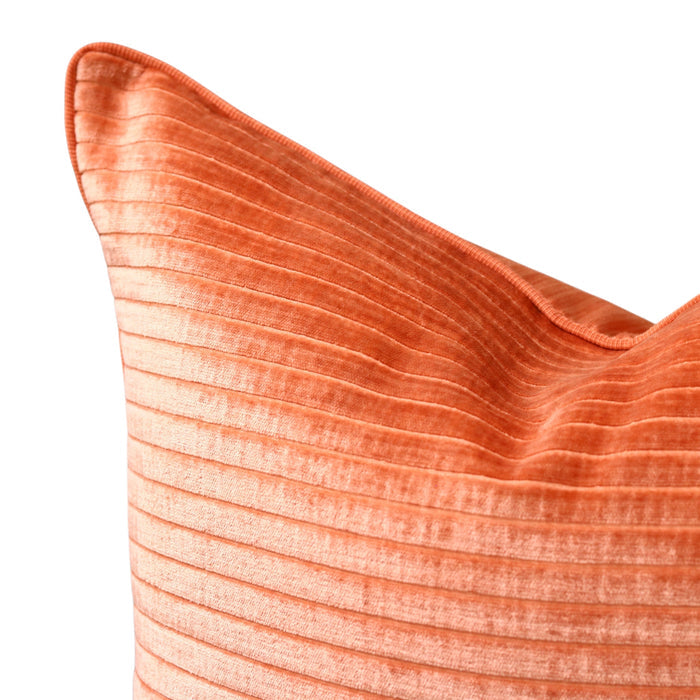 Channels Sunset Velvet Pillow - 22"