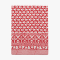 Charlotte Berry Red Table Cloth - Block Print