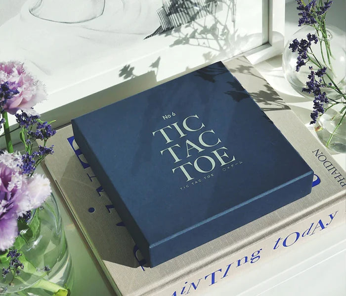 Classic Tic Tac Toe styled on table