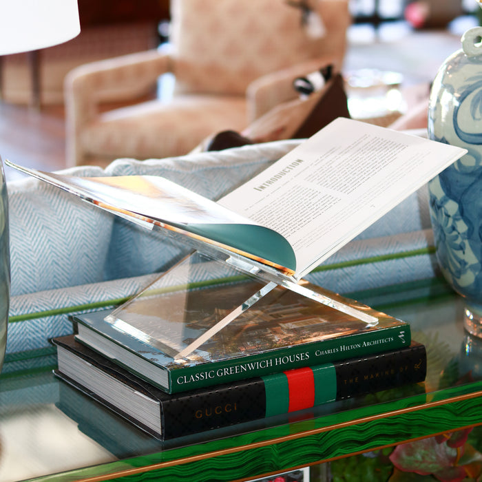 Clear Book Stand