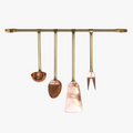 Copper Utensils on Brass Rod