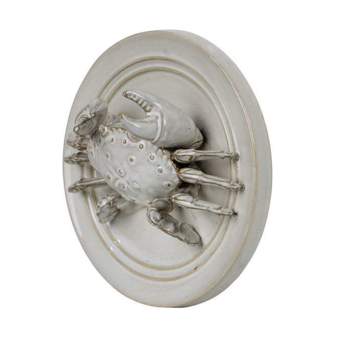 Crab Ceramic Wall Art side view