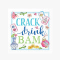 Crack Drink Bam Paper Cocktail Napkins