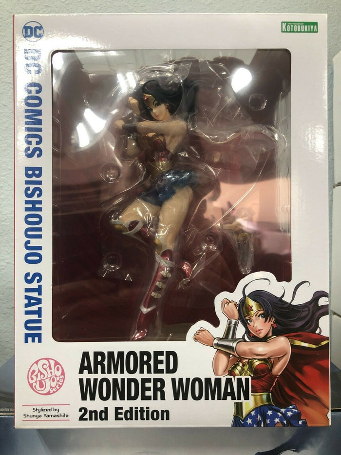 DC Comics ARMORED WONDER WOMAN 2nd Edition Bishoujo Statue By Kotobukiya