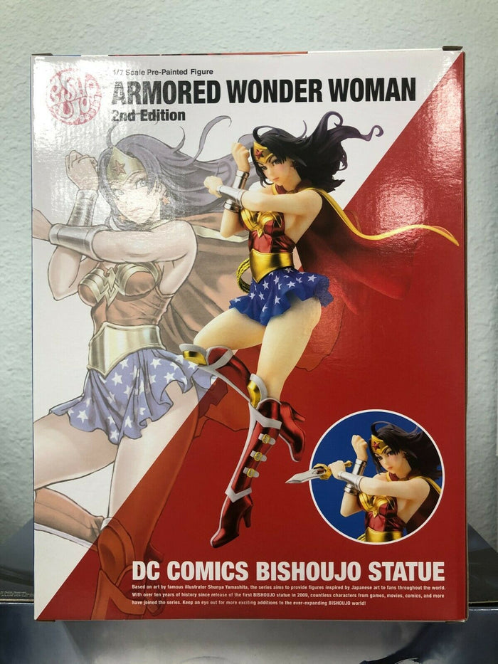 DC Comics ARMORED WONDER WOMAN 2nd Edition Bishoujo Statue By Kotobukiya