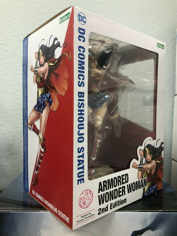 DC Comics ARMORED WONDER WOMAN 2nd Edition Bishoujo Statue By Kotobukiya