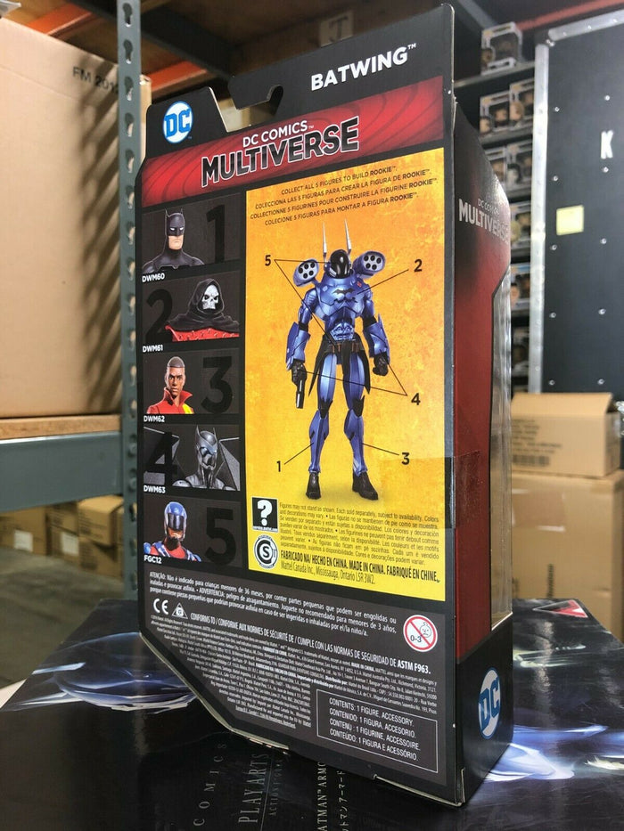 DC Comics Multiverse Rebirth BATWING (Rookie Collect &Connect)  BAF Brand New