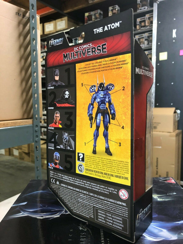 DC Multiverse Legends Of Tomorrow THE ATOM 6" Figure with Rookie BAF New in Box
