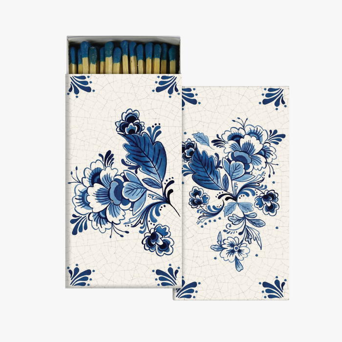 Delft Blue Flower Matches